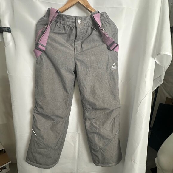 Gerry Grey Snow pants with Suspenders L 14/16 - Picture 1 of 6
